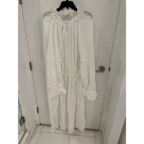 NWT Marques Almeida White Pirate Shirt Dress $730 MEDIUM Bohemian Distressed - Picture 6 of 14